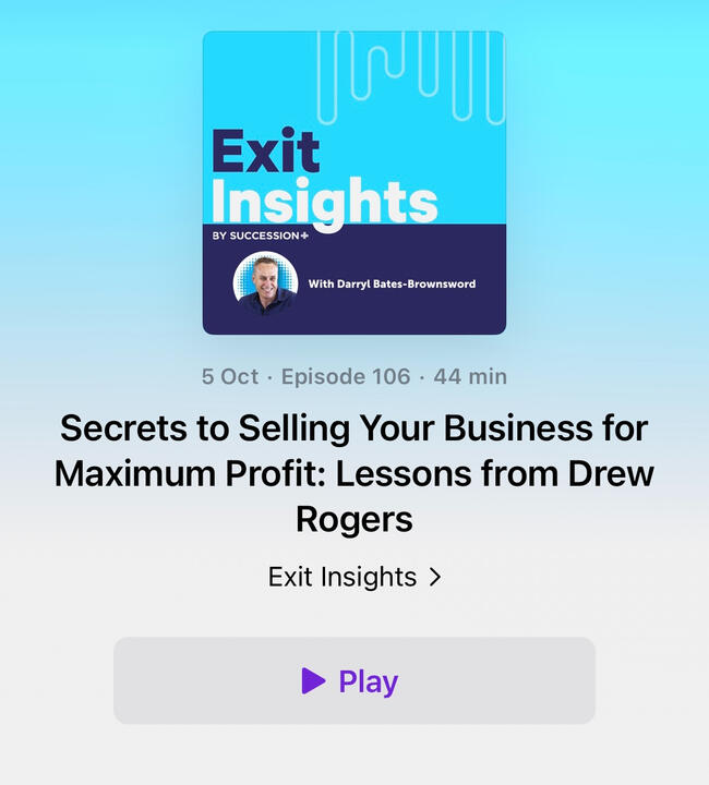 I chat about my startup journey & how I prepared for exit